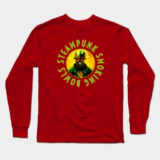 Vintage Steampunk Smoking Bowls Long Sleeve T-Shirt